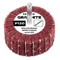 Ściernica listkowa trzpieniowa 60 x 25 x 6 mm, P120