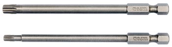 BIT, GROT DŁUGI TORX SECUR 2 SZT.T20*100MM T30*100MM