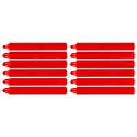 Kreda techniczna do znakowania, czerwona, 12 sztuk