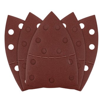 Papiery ścierne na rzep, żelazko 102 x 152 mm, P180, 5 szt., z 11 otworami