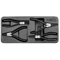 Szczypce segera do pierścieni osadczych, zestaw 4 szt.