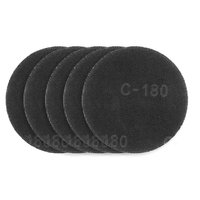 Siatka ścierna do gipsu na rzep 180 mm, K180, 5szt do szlifierki 59G263