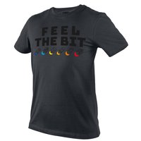 T-shirt z nadrukiem, FEEL THE BIT, rozmiar M