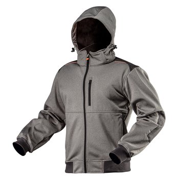 Kurtka robocza softshell z kapturem odpinanym, rozmiar L