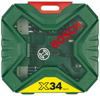 ZESTAW WIERTEŁ I BITÓW CLASSIC X-LINE 34-CZĘŚCIOWY