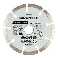 Tarcza diamentowa do cięcia segmentowa, 115 x 22.2 mm, na sucho