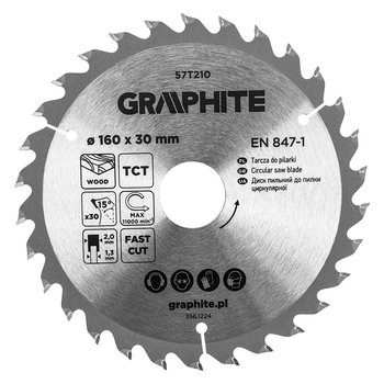 Tarcza do pilarki, widiowa, 160 x 30 mm, 30 zębów