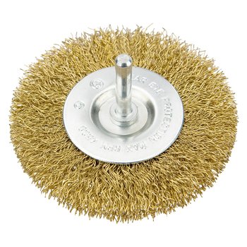 Szczotka druciana tarczowa z trzpieniem 100 mm