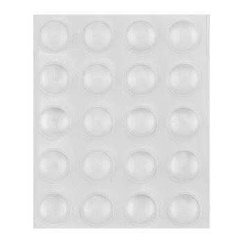 Podkładki silikonowe samoprzylepne 10mm, 20 szt.