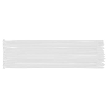 Opaski zaciskowe EXTREME 7.6 × 300 mm, białe, 50 szt.