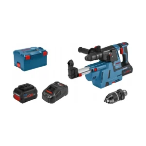 Bosch Professional GBH 18V-26 F + GDE 18V-16 2× ProCORE18V 5,5 Ah Bosch Professional GBH 18V-26 F z GDE 18V-16 i dwoma akumulatorami ProCORE18V 5,5 Ah