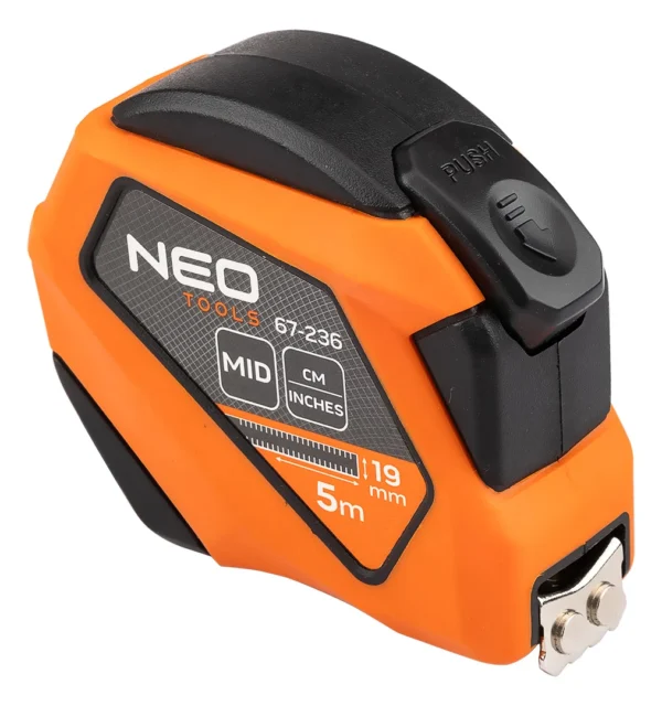 NEO TOOLS miara zwijana stalowa 5 m × 19 mm calowa NEO TOOLS miara zwijana stalowa 5 m × 19 mm calowa