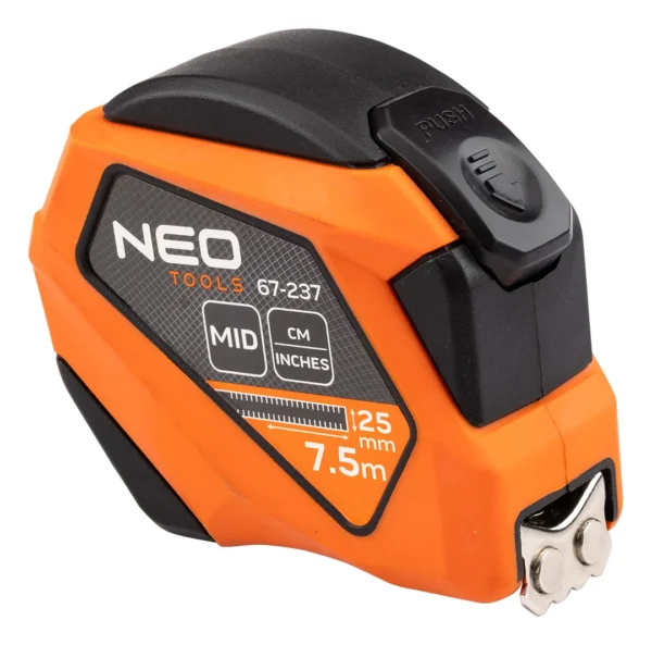 NEO TOOLS miara zwijana stalowa 7,5 m × 25 mm calowa NEO TOOLS miara zwijana stalowa 7,5 m × 25 mm calowa