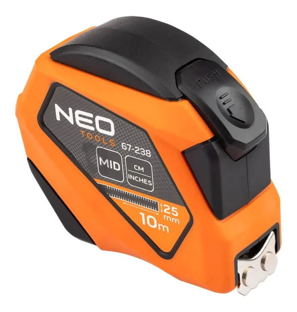 NEO TOOLS miara zwijana stalowa 10 m × 25 mm calowa NEO TOOLS miara zwijana stalowa 10 m × 25 mm calowa