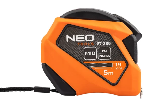 NEO TOOLS miara zwijana stalowa 5 m × 19 mm calowa NEO TOOLS miara zwijana stalowa 5 m × 19 mm calowa