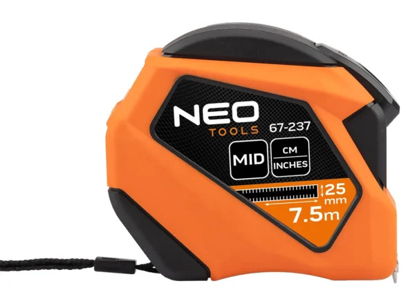 NEO TOOLS miara zwijana stalowa 7,5 m × 25 mm calowa NEO TOOLS miara zwijana stalowa 7,5 m × 25 mm calowa