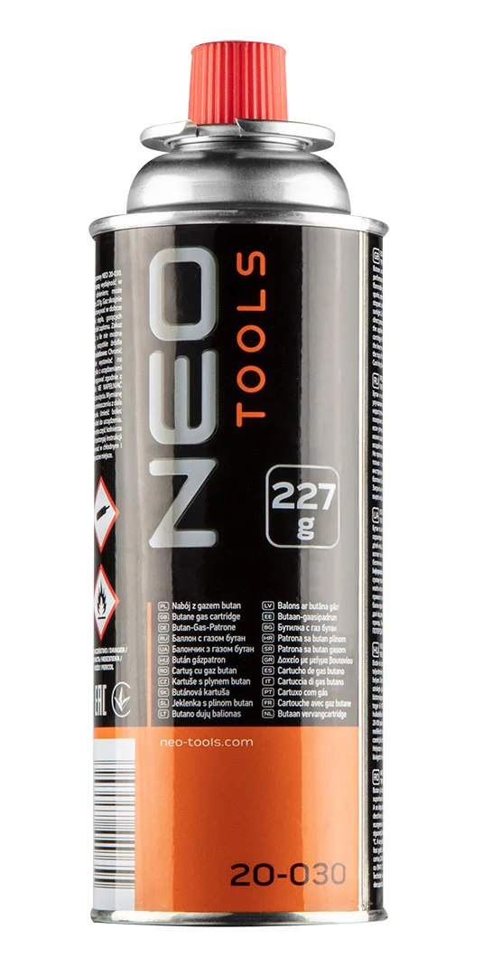 NEO TOOLS palnik gazowy nakręcany + nabój butan 227 g NEO TOOLS palnik gazowy nakręcany + nabój butan 227 g