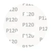 GRAPHITE krążki ścierne na rzep 125 mm P120 5 szt. 8 otworów