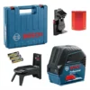 Bosch 0601066E02 urządzenie pomiarowe laser krzyżowy GCL 2-15+RM1+UCHWYT BM3+WALIZKA