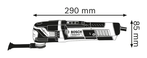 Bosch 0601231100 narzędzie wielofunkcyjne GOP 55-36 550 W Bosch 0601231100 narzędzie wielofunkcyjne GOP 55-36 550 W