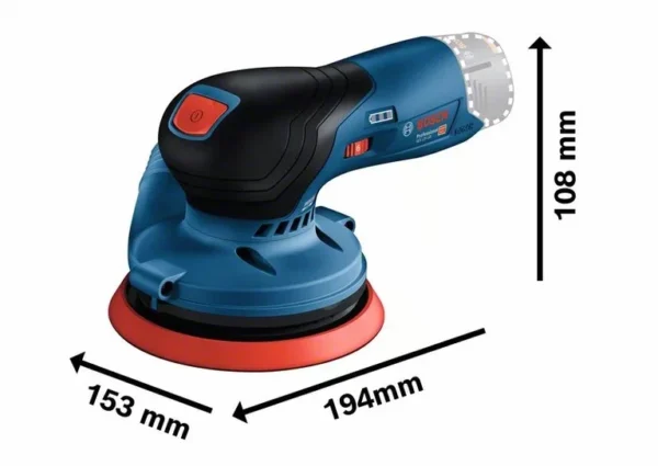 Bosch 0601372101 szlifierka mimośrodowa GEX 12 V-125 125 mm