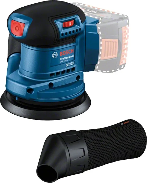 Bosch GEX 185-LI Professional szlifierka mimośrodowa akumulatorowa 125 mm 18 V (solo)