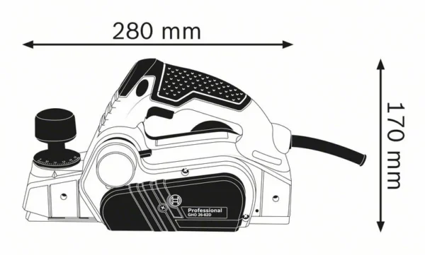 Bosch 06015A4301 strug GHO 26-82 D 710 W