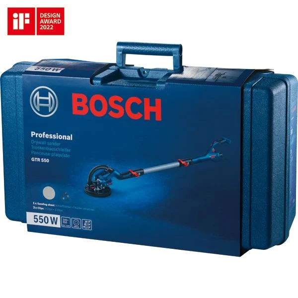 Bosch 06017D4020 szlifierka do gipsu 550 W GTR 550 walizka