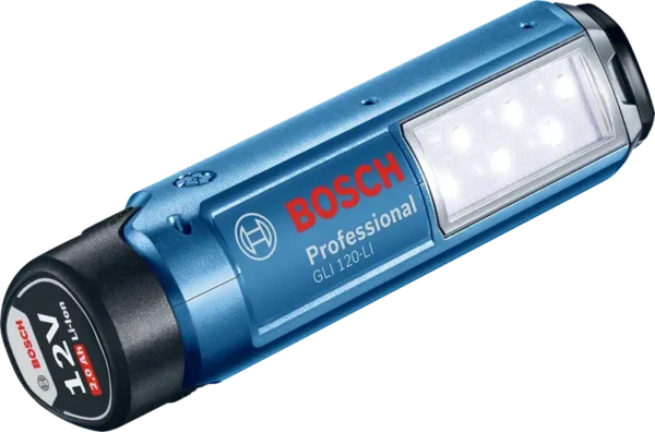 Bosch GSR 120-LI Professional wiertarko-wkrętarka 12 V 2×2,0 Ah + lampa GLI 12V-300 Bosch GSR 120-LI Professional wiertarko-wkrętarka 12 V 2×2,0 Ah + lampa GLI 12V-300