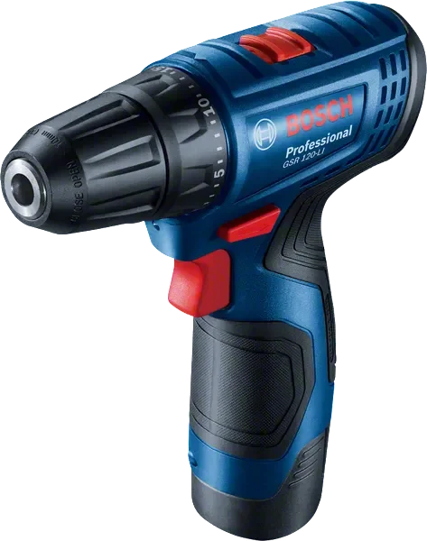 Bosch GSR 120-LI Professional wiertarko-wkrętarka 12 V 2×2,0 Ah + lampa GLI 12V-300 Bosch GSR 120-LI Professional wiertarko-wkrętarka 12 V 2×2,0 Ah + lampa GLI 12V-300