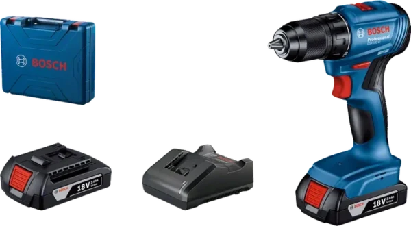 Bosch GSR 185-LI Professional wiertarko-wkrętarka 18 V 50 Nm 2×2,0 Ah