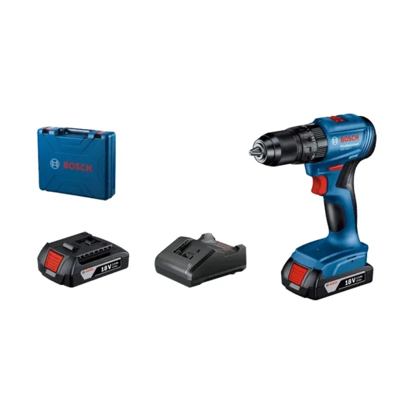 Bosch GSB 185-LI Professional wiertarko-wkrętarka udarowa 18 V 50 Nm 2×2,0 Ah