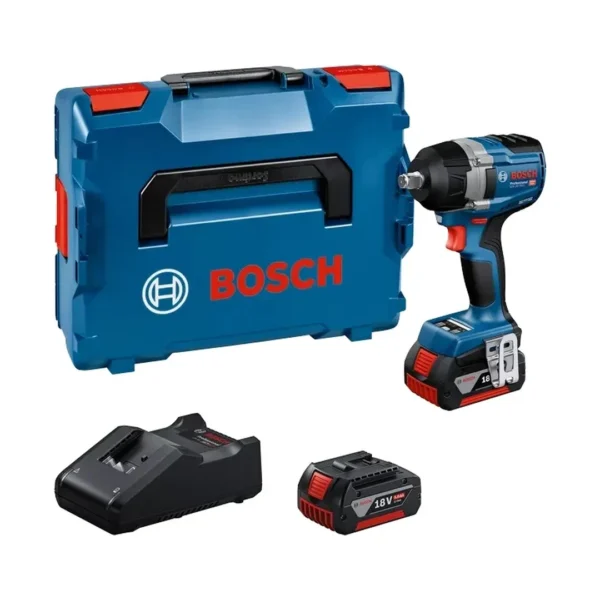 Bosch 06019L9003 klucz udarowy akumulatorowy 1/2' GDS 18 V-750 C 2×5,0 Ah l-box