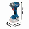 Bosch 06019M5020 klucz udarowy akumulatorowy 1/2'' GDS 18 V-350 Bosch 06019M5020 klucz udarowy akumulatorowy 1/2'' GDS 18 V-350