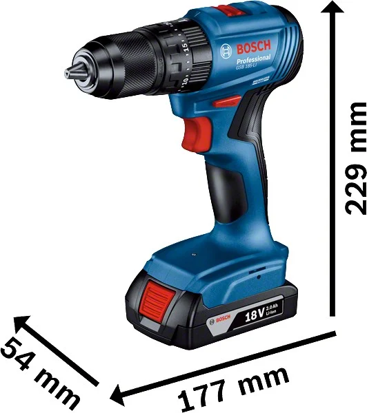 Bosch zestaw 18 V: zakrętarka/klucz udarowy GDX 18V-285 + wiertarko-wkrętarka GSB 185-LI, 2×2,0 Ah Bosch zestaw 18 V: zakrętarka/klucz udarowy GDX 18V-285 + wiertarko-wkrętarka GSB 185-LI, 2×2,0 Ah
