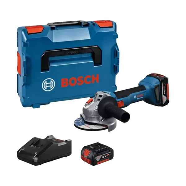 Bosch GWS 18V-8 Professional szlifierka kątowa 125 mm 18 V 2×5,0 Ah L-BOXX