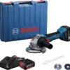 Bosch 06019N9020 szlifierka kątowa akumulatorowa GWS18 V-8 2×4,0 Ah