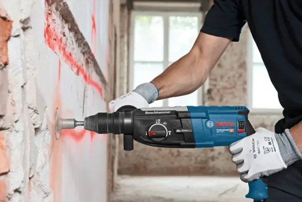 Bosch GBH 2-28 F Professional młotowiertarka SDS-plus 880 W 3,2 J z wymiennym uchwytem Bosch GBH 2-28 F Professional młotowiertarka SDS-plus 880 W 3,2 J z wymiennym uchwytem