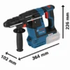 Bosch GBH 18V-26 F Professional młotowiertarka SDS-plus 2,6 J 2×5,0 Ah L-BOXX Bosch GBH 18V-26 F Professional młotowiertarka SDS-plus 2,6 J 2×5,0 Ah L-BOXX