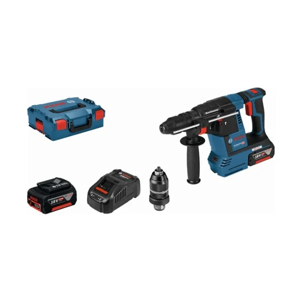 Bosch GBH 18V-26 F Professional młotowiertarka SDS-plus 2,6 J 2×5,0 Ah L-BOXX Bosch GBH 18V-26 F Professional młotowiertarka SDS-plus 2,6 J 2×5,0 Ah L-BOXX