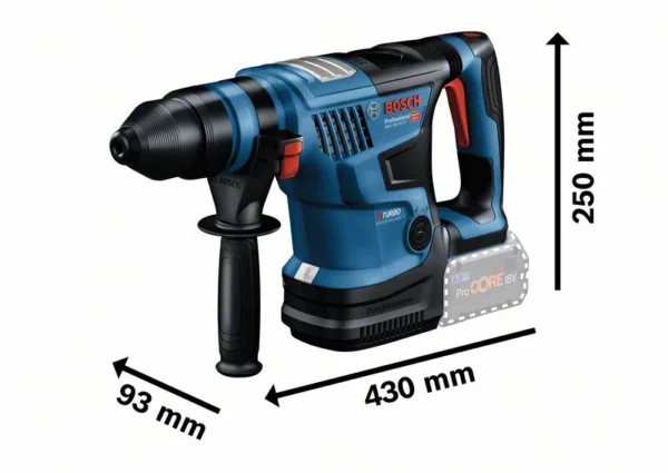 Bosch 0611914002 młotowiertarka młot udarowy obrotowy SDS+ GBH 18 V-34CF 2×8,0 Ah Bosch 0611914002 młotowiertarka młot udarowy obrotowy SDS+ GBH 18 V-34CF 2×8,0 Ah