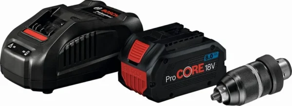 Bosch 0611921002 młotowiertarka młot udarowy obrotowy akumulatorowy SDS+ GBH 18 V-28 CF 2×8 Ah
