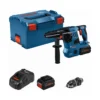 Bosch 0611921002 młotowiertarka młot udarowy obrotowy akumulatorowy SDS+ GBH 18 V-28 CF 2×8 Ah