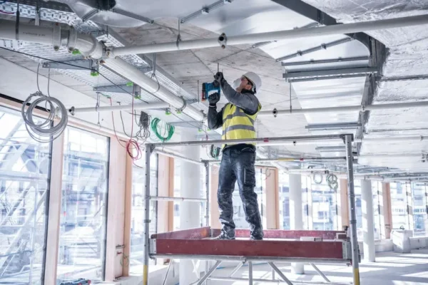 Bosch 0615A500AH zestaw combo 18 V (GSB+GWS+GBH+3×5,0 Ah+gal)