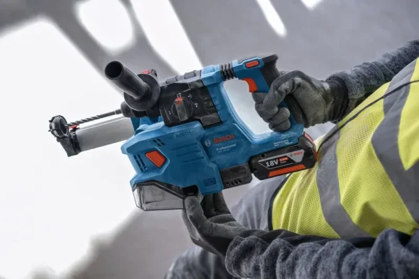Bosch 0615A500AH zestaw combo 18 V (GSB+GWS+GBH+3×5,0 Ah+gal)