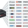Bosch 0615A500AH zestaw combo 18 V (GSB+GWS+GBH+3×5,0 Ah+gal)