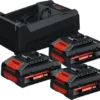 Bosch 0615V0005X akumulator 18 V 4,0 Ah expert 3szt. + ładowarka GAL12 V/18