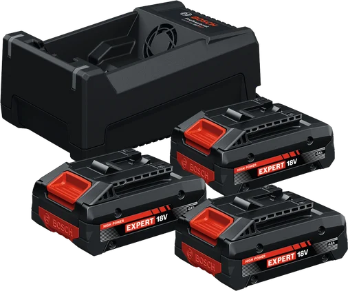 Bosch 0615V0005X akumulator 18 V 4,0 Ah expert 3szt. + ładowarka GAL12 V/18