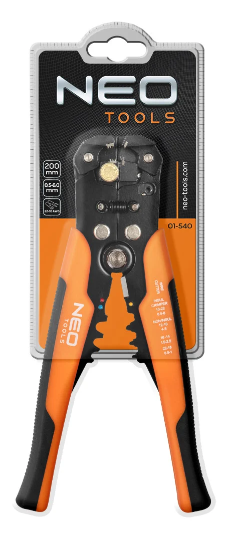 NEO TOOLS automatyczny ściągacz izolacji 200 mm czołowy NEO TOOLS automatyczny ściągacz izolacji 200 mm czołowy