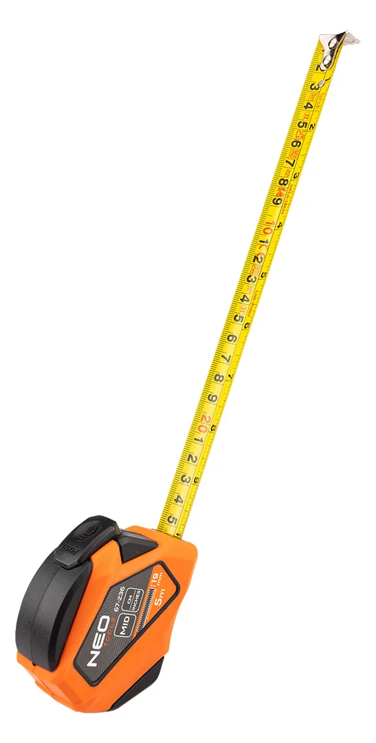 NEO TOOLS miara zwijana stalowa 5 m × 19 mm calowa NEO TOOLS miara zwijana stalowa 5 m × 19 mm calowa